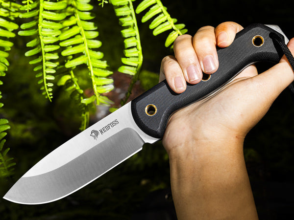 Couteau d'extérieur NedFoss SEAL, couteau de survie pleine soie de 10,4 cm avec étui Kydex